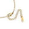 304 Stainless Steel Pendant Necklaces NJEW-T018-52G-2