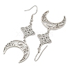 304 Stainless Steel Dangle Earrings for Women EJEW-F338-03P-2