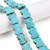 Synthetic Turquoise Beads Strands UNKW-T001-02B-1