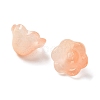 Transparent Glass Beads Caps GLAA-B028-01D-2