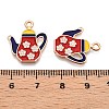 Alloy Enamel Pendants X-ENAM-T020-46-RS-3