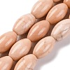 Natural White Jade Dyed Beads Strands G-H040-C01-01-1