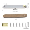 Leather Handle LS-DIY-WH0182-19E-2