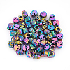  30Pcs 3 Style Rack Plating Alloy European Beads PALLOY-NB0003-86-7