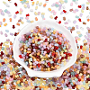 600Pcs Opaque Glass Beads SEED-PA0001-18-3