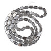 Electroplate Glass Beads Strands EGLA-N008-017-C02-2