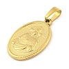 Ion Plating(IP) 304 Stainless Steel Pendants LS-STAS-B071-02A-21G-2