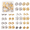 40Pcs 20 Styles 201 Stainless Steel Stud Earring Findings STAS-TA0001-91-12