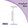 925 Sterling Silver Flat Head Pins STER-UN0001-15A-3