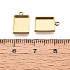 304 Stainless Steel Pendant Cabochon Component STAS-Q113-19C-G-3