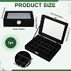 24-Slot Velvet Paper Storage Gift Jewelry Boxes CON-WH0110-41-2