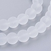 Transparent Glass Bead Strands GLAA-S031-8mm-13-3