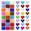 216g 24 Style Transparent Acrylic Beads MACR-SZ0001-59-1