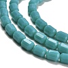 Opaque Glass Beads Strands GLAA-G112-04G-2