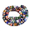 Handmade Millefiori Lampwork Beads Strands X-LAMP-S191-20-2