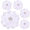 Polyester & Rhinestones Ornament Accessories DIY-WH20063-015D-6