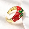 Brass Adjustable Cuff Rings RJEW-C143-01A-G-2