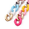 3 Strands 3 Styles Handmade Opaque Twisted Chains AJEW-JB00987-7
