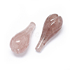 Natural Strawberry Quartz Pendants G-F637-14B-2