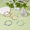 Bling Glass Braided Bead Bracelet for Women BJEW-JB08231-2