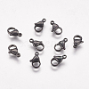 304 Stainless Steel Lobster Claw Clasps STAS-P185-12-B-1
