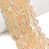 Natural Citrine Beads Strands GG-CBACB71-03-12mm-1