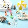 DIY Wishing Bottle Pendant Necklace Making Kit DIY-YW0005-80-6