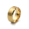 201 Stainless Steel Plain Band Ring for Women RJEW-WH0010-06C-MG-1