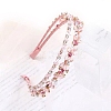 Shiny Elegant Glass Hair Bands PW-WG75179-07-1