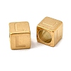 304 Stainless Steel European Beads STAS-D382-02L-G-1