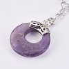 Natural Amethyst Keychain KEYC-P041-D23-4