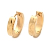 304 Stainless Steel Polishing Effect Hoop Earrings EJEW-M001-32G-4