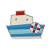 Ship Voyage Theme Enamel Pins JEWB-M048-04C-3