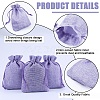 Beebeecraft Polyester Imitation Burlap Packing Pouches Drawstring Bags ABAG-BBC0001-02B-03-6