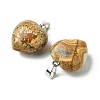 Natural Picture Jasper Pendants G-F820-10A-28-2