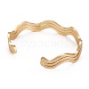 Long-Lasting Plated Brass Cuff Bangles BJEW-E370-07G-4