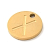 Ion Plating(IP) 304 Stainless Steel Pendants FIND-M017-02G-X-2