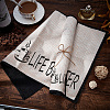 Coffee Theme Cotton and Linen Cup Mats AJEW-WH0201-013-5