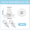 30Pcs Silicone Ear Nuts FIND-BBC0002-29P-2