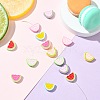 14Pcs 7 Colors Zinc Alloy Enamel Beads FIND-CJ0003-31-6