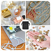 10Pcs Brocade Good Luck Fortune Drawstring Gift Blessing Bags PAAG-TADJ0001-01F-6