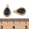 Ion Plating(IP) 304 Stainless Steel Micro Pave Cubic Zirconia Charms STAS-K256-20G-05-3