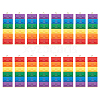 DICOSMETIC 20Pcs 2 Colors Rainbow Opaque Acrylic Pendants MACR-DC0001-02-1