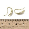 Brass Micro Pave Cubic Zirconia Earring Hooks KK-C048-14E-G-3