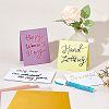 SUPERFINDINGS 80Pcs 4 Colors A4 PET Stamping Hot Foil Paper DIY-FH0004-97-5