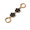 Flower Alloy Enamel Bag Extender Chains PW-WG02E6E-04-1