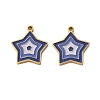304 Stainless Steel Enamel Pendants STAS-B100-07G-1