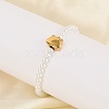 Plastic Imitation Pearl Beads Bracelets for Women BJEW-M056-12G-1