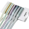 18 Yards 6 Styles Polyester Ribbon SRIB-Q022-F09-1