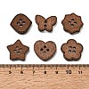 4-Hole Wood Buttons WD-CBA9CDE-01A-3